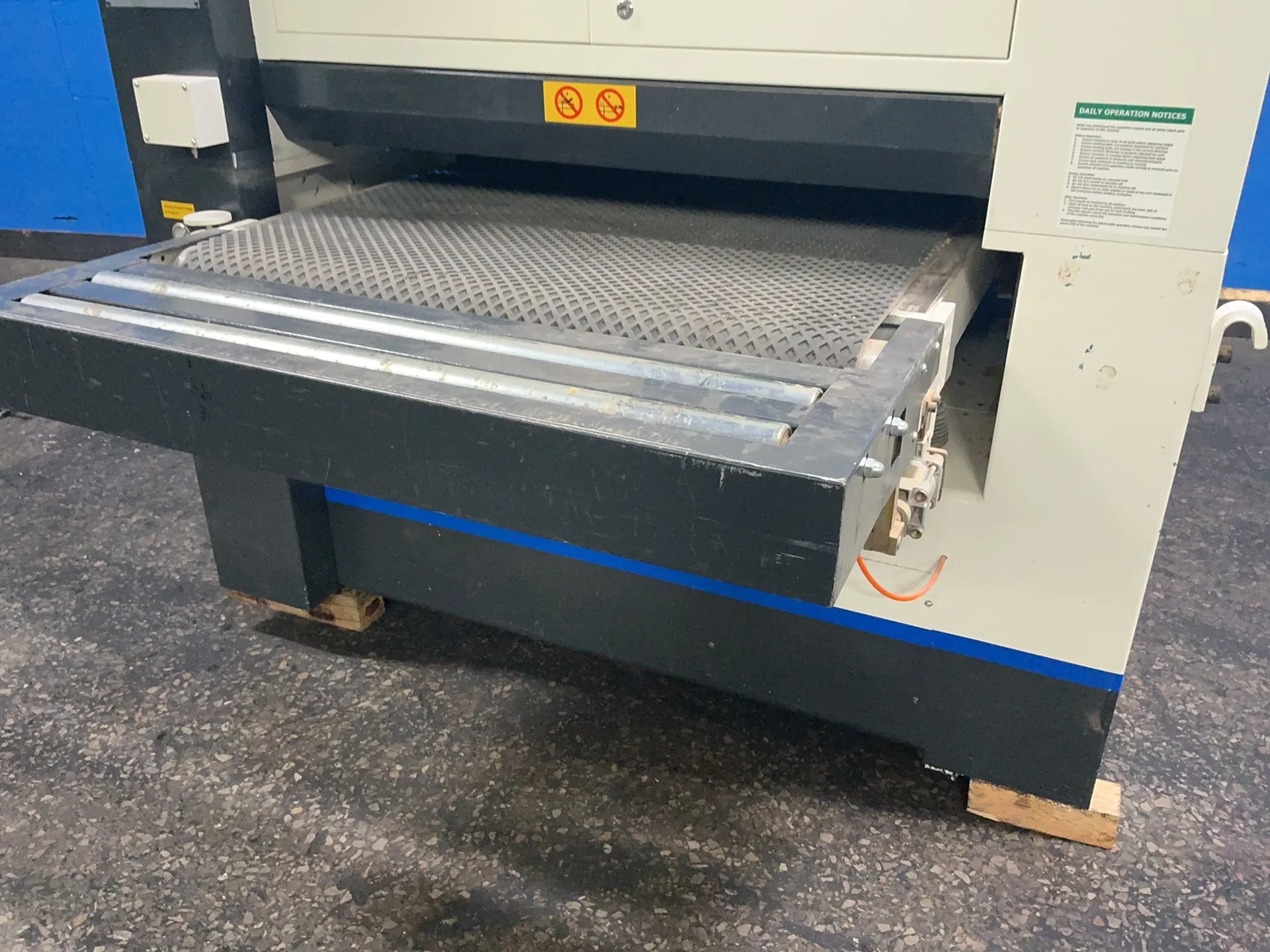 48" Stiles Machinery #S-L34-MRK, wide belt sander, 75.5 HP, 230/460 V., 2021 - Image 5