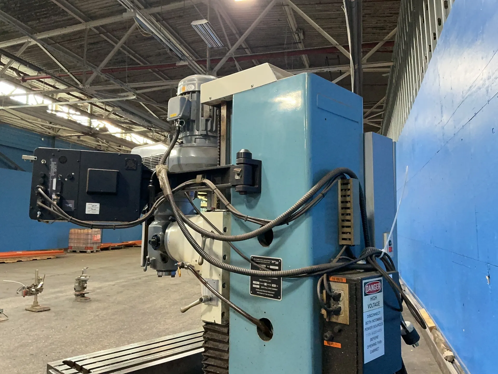 Southwestern Industries #TRAK-TRM, CNC vertical bed mill, 10" x 45" table, 5 HP, ProtoTRAK control - Image 5