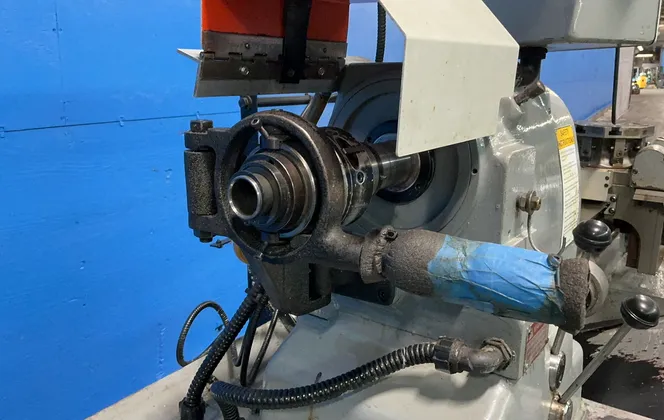 14" x 20" Cyclematic #CHR-68EVS, engine lathe, 1-1/4 HP, 1" bore, Heidenhain control, w/ tooling - Image 7