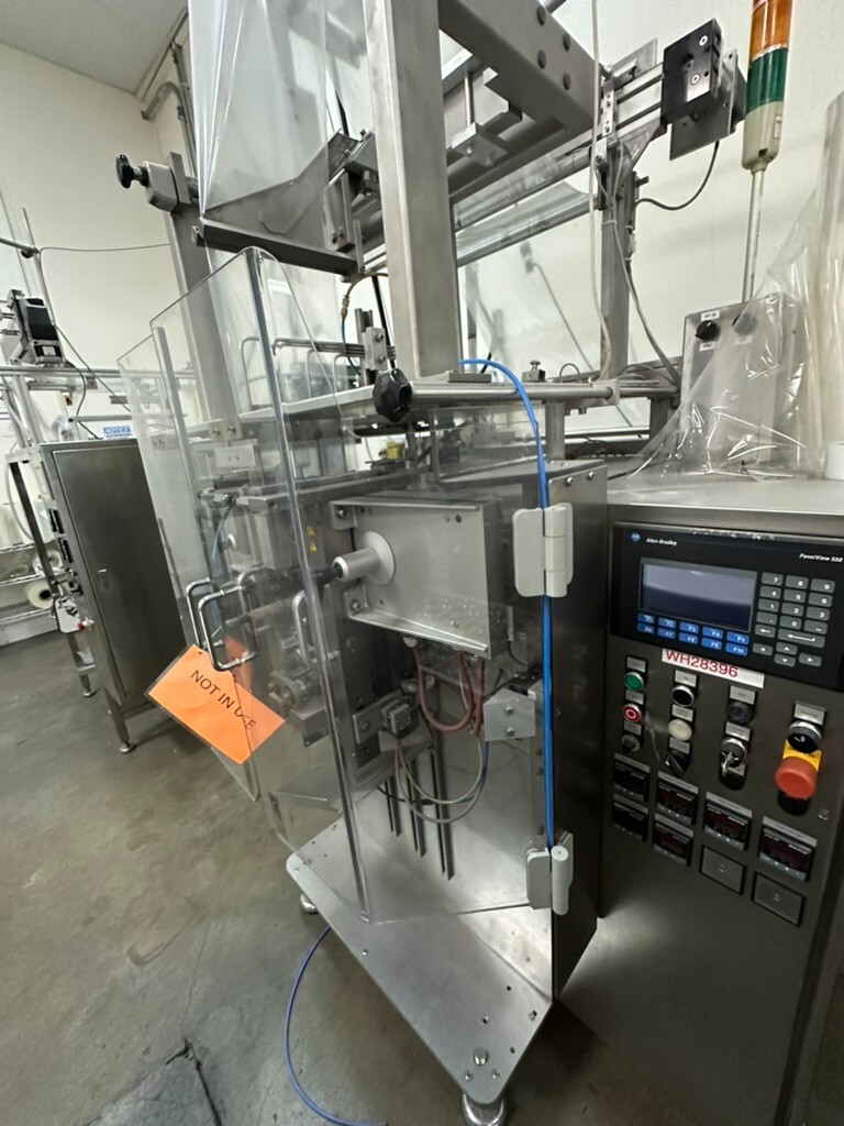 Merz Systems #091, automatic liquid pouch filling & sealing machine, Stainless Steel, Leibinger Jet 3 coder - Image 4