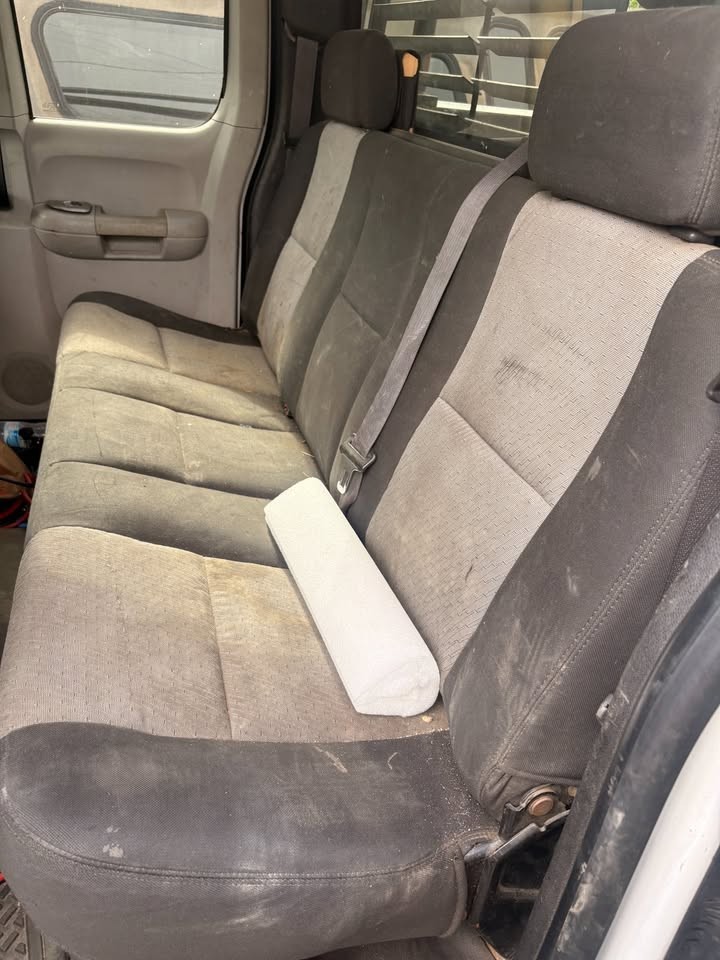 Chevrolet #Silverado-C1500, extended cab flatbed work truck, 4.3L V6, 2WD, 160000 miles, toolboxes, ladder - Image 5