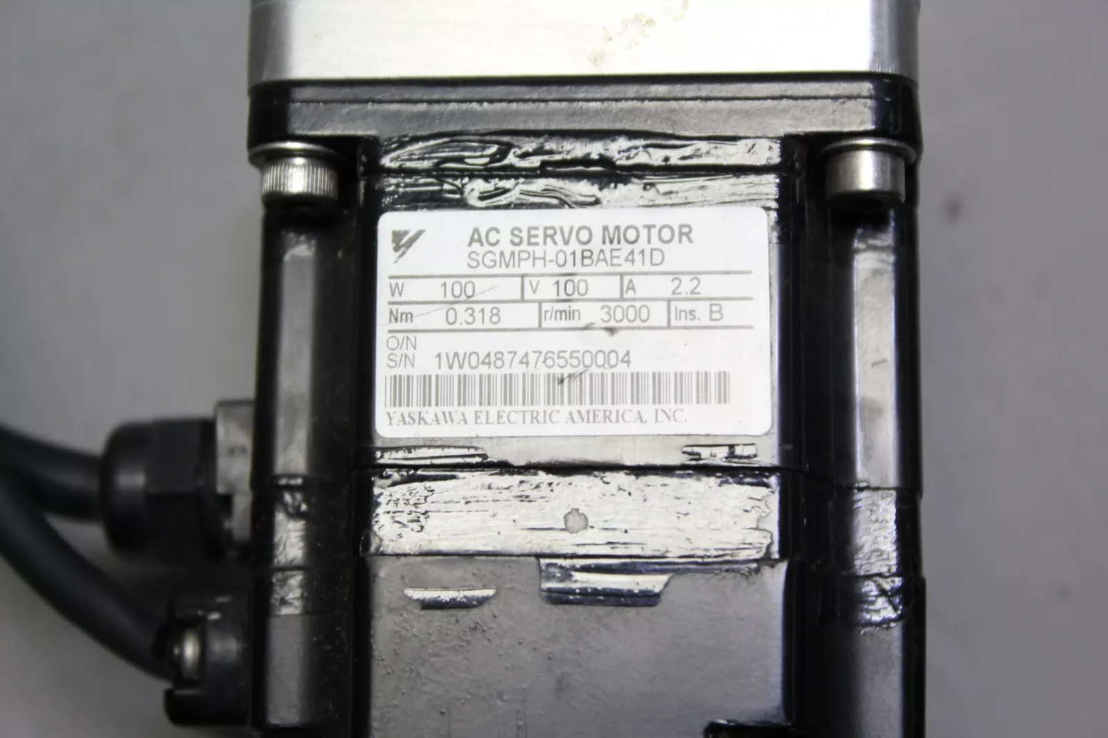 NSK, linear actuator ballscrew stage w/ linear guide, Yaskawa #SGMPH-01BAE41D AC servo motor - Image 2