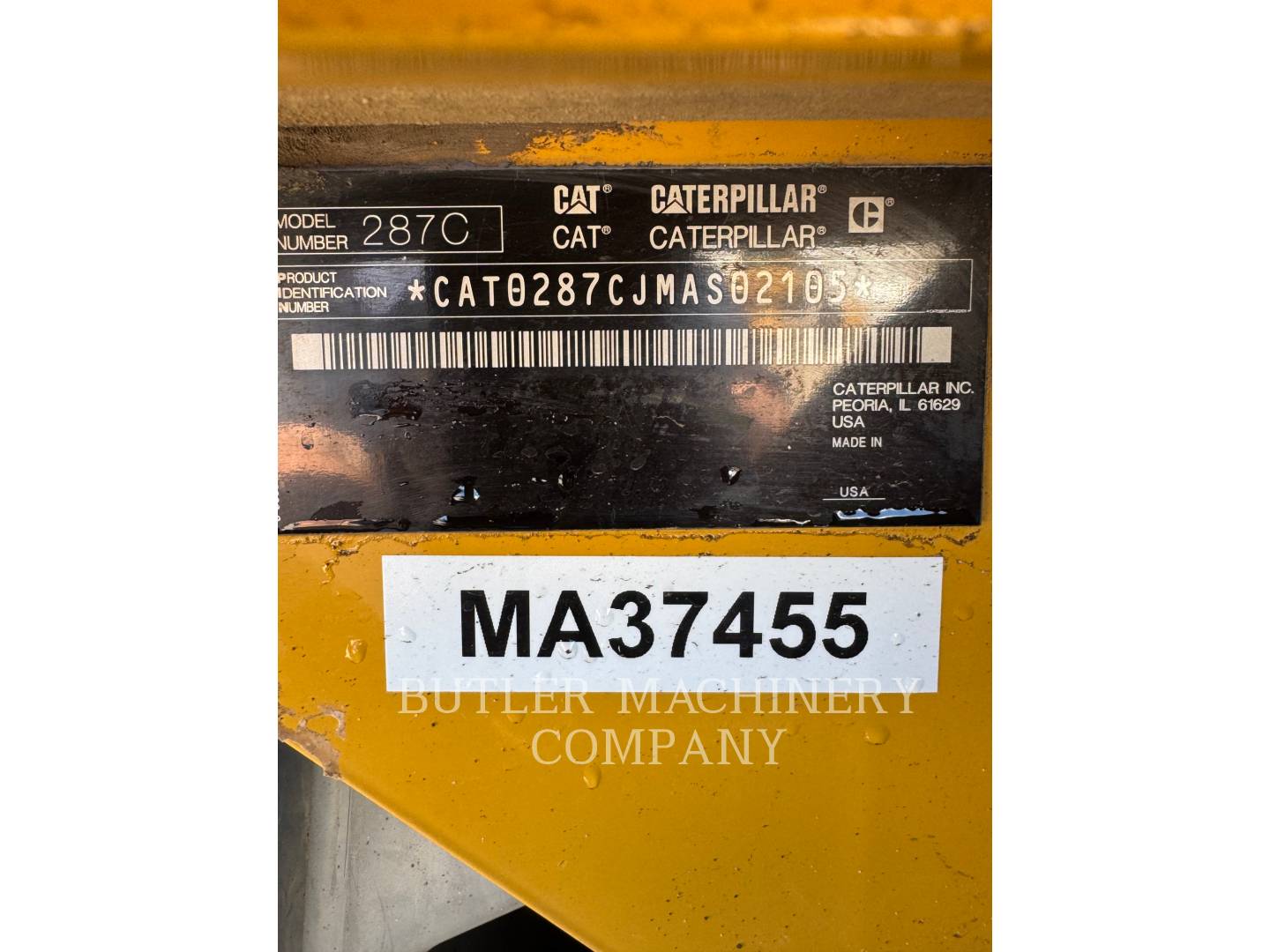 Caterpillar 287C, 4961 hours, S/N: MAS02105, 2011 - Image 6