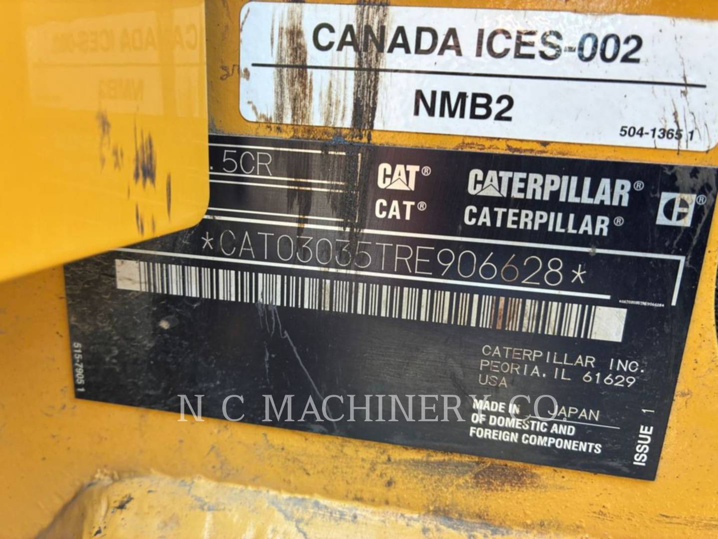 Caterpillar 303.5 DCA1, 98 hours, S/N: RE906628, 2025 - Image 6
