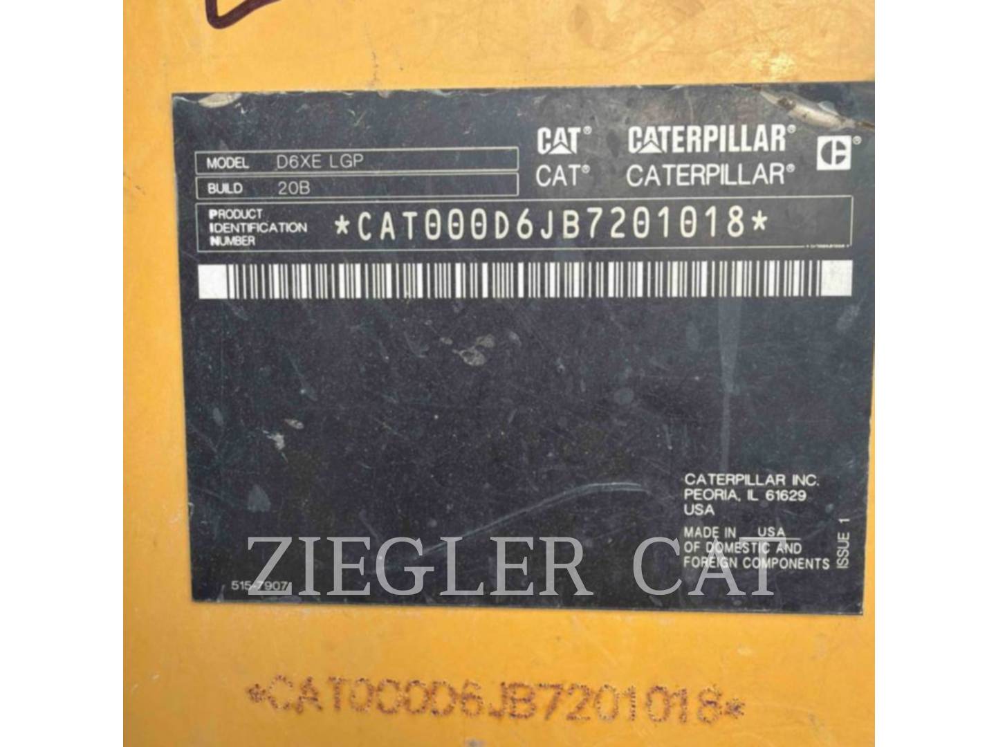 Caterpillar D6XE, 2846 hours, S/N: B7201018, 2022 - Image 6