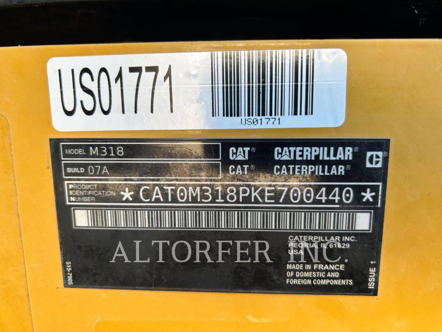 Caterpillar M318-07, Wheel Excavator, 4671 hours, S/N: KE700440, 2021 - Image 6