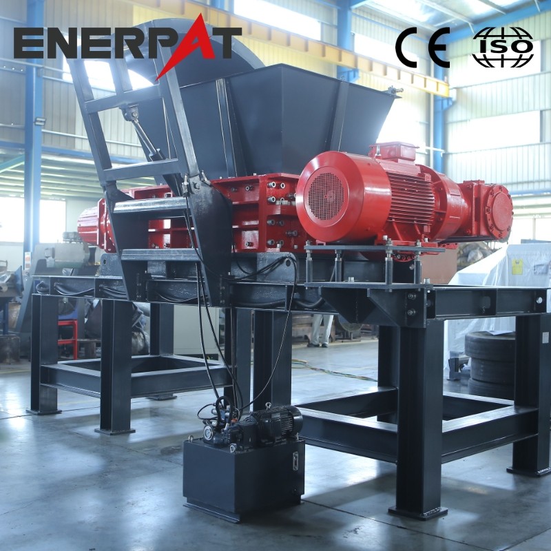 TDF Tyre Shredder, Enerpat #MSB-ETY1600, 3 TPH, Producing 50-100 mm Tire Chips - Image 6