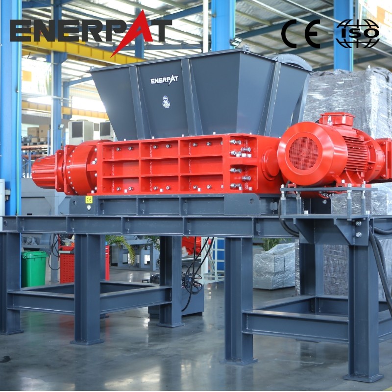 TDF Tyre Shredder, Enerpat #MSB-ETY1600, 3 TPH, Producing 50-100 mm Tire Chips - Image 8