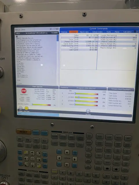 Haas #EC-400, horizontal machining center, 22" X, 25" Y, 22" Z, 100 automatic tool changer, 12000 RPM, 30 HP - Image 3