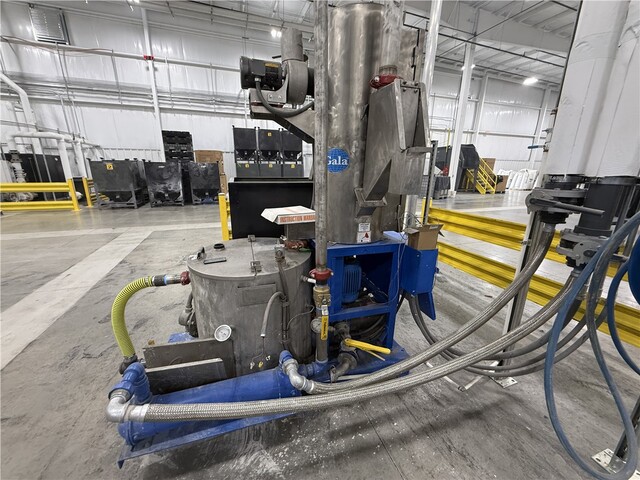 4.5" Davis Standard #45T, underwater pelletizing extrusion line, 34:1 L/D, 300 HP, w/Gala 6 pelletizer, 2017 - Image 4