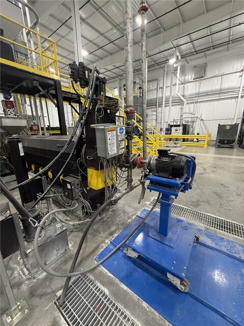4.5" Davis Standard #45T, underwater pelletizing extrusion line, 34:1 L/D, 300 HP, w/Gala 6 pelletizer, 2017 - Image 5