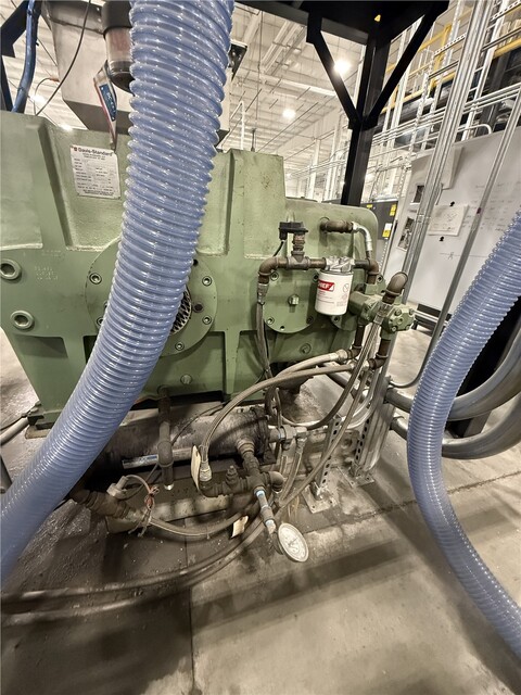 4.5" Davis Standard #45T, underwater pelletizing extrusion line, 34:1 L/D, 300 HP, w/Gala 6 pelletizer, 2017 - Image 9