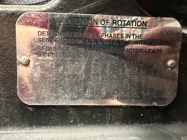 200 HP 3600 RPM Baldor, Frame 445TDZ, extreme duty, heaters, PTC, BTD, TEFC, rewound, 460 Volts - Image 2