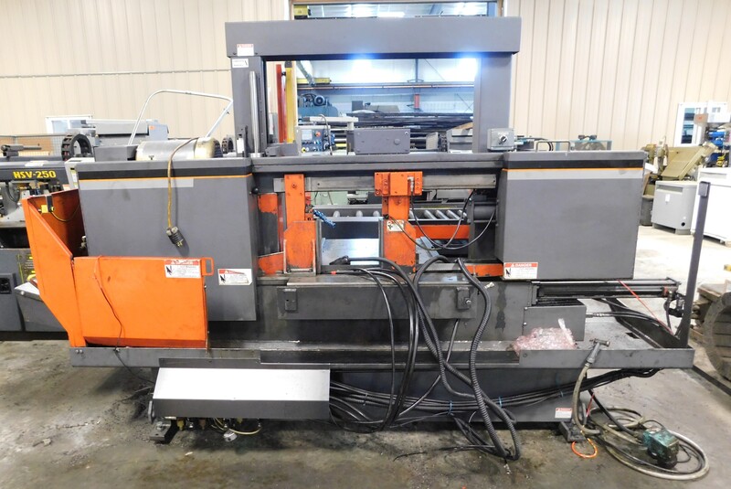 Hem #DC-1420-HA-C, automatic double column bandsaw, 1-1/4" x 204" 8" x .042" blade, hydraulic vises, 8' - Image 3