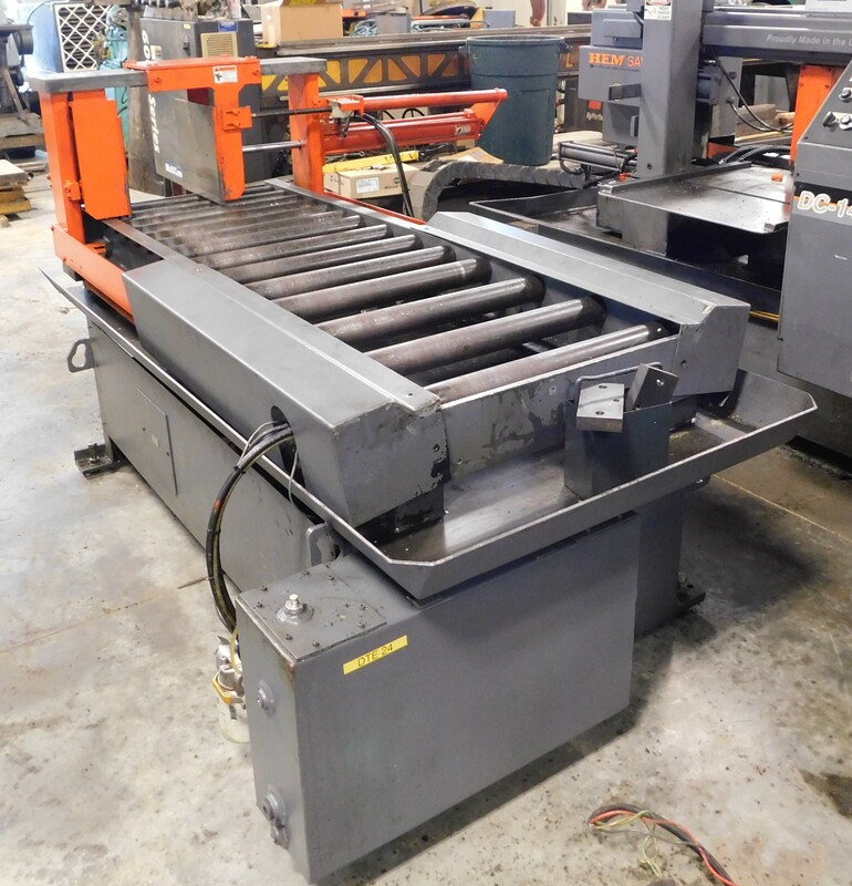 Hem #DC-1420-HA-C, automatic double column bandsaw, 1-1/4" x 204" 8" x .042" blade, hydraulic vises, 8' - Image 4
