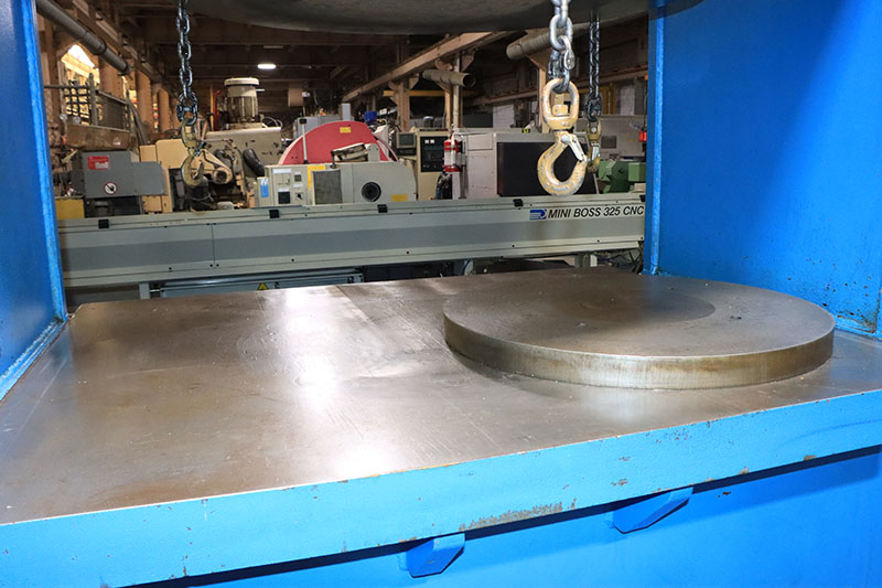 500 Ton, SICMI #PFC-500, h-frame hydraulic press, 19.6" stroke, 47" x 59" bed, 25" daylight, 11" shaft - Image 6