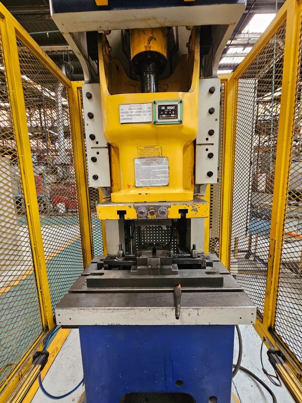 66 Ton, Bliss #C1-60, single crank gap frame press, 5.1" stroke, 11.8" Shut Height, 2.76" adj., 35.4" x20.5" - Image 3