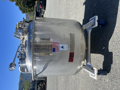 80 gallon Precision Stainless, Jacketed Reactor Vessel, Stainless Steel, 100 psi @ 300°F jacket, 1992 - Image 1