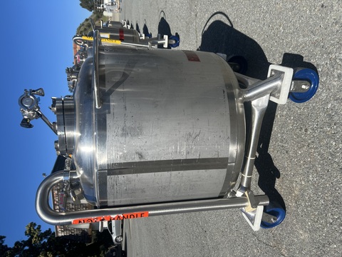 80 gallon Precision Stainless, Jacketed Reactor Vessel, Stainless Steel, 100 psi @ 300°F jacket, 1992 - Image 3