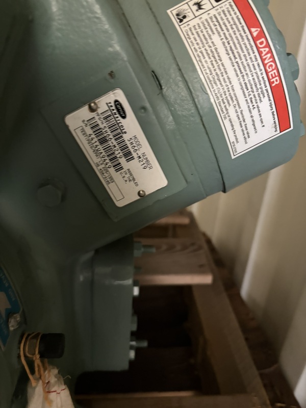 Carlyle #5H66-M219, Semi-Hermetic Reciprocating Refrigeration Compressor, 225 low psi/450 high psi - Image 2