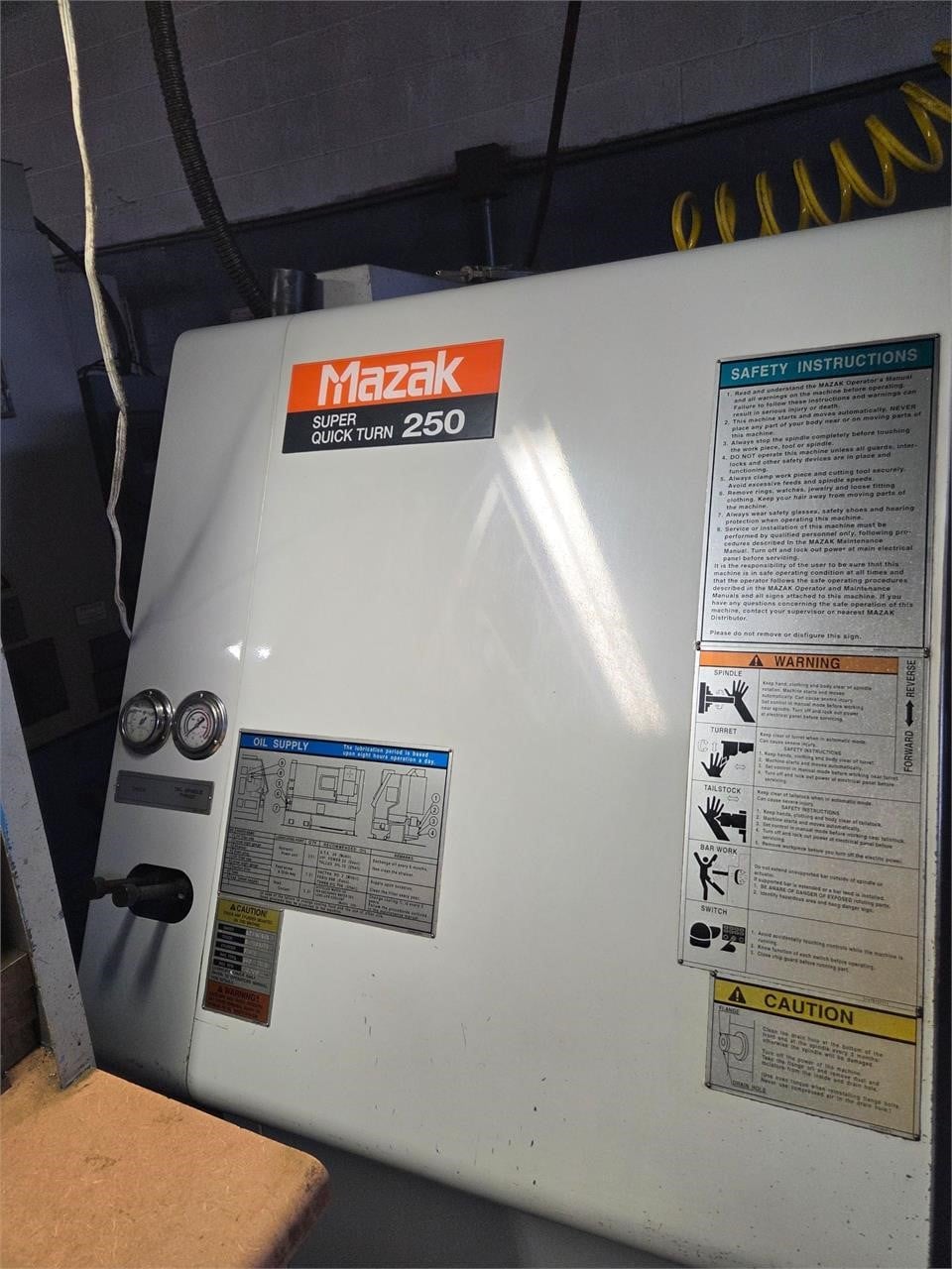 Mazak CNC lathe, Mazatrol T-Plus control, 1998 - Image 6