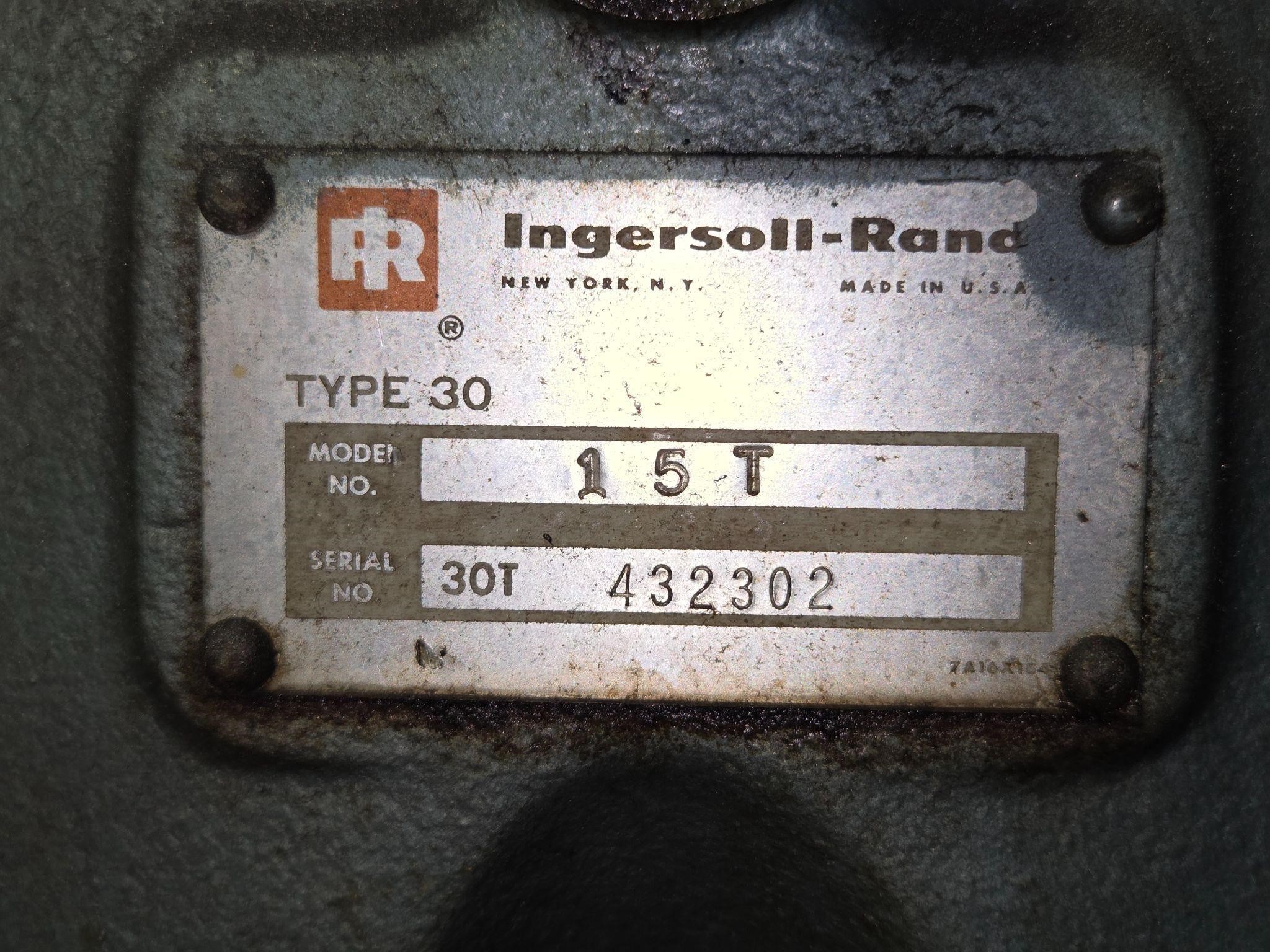 Ingersoll-Rand #15T, Type 30 air compressor - Image 7