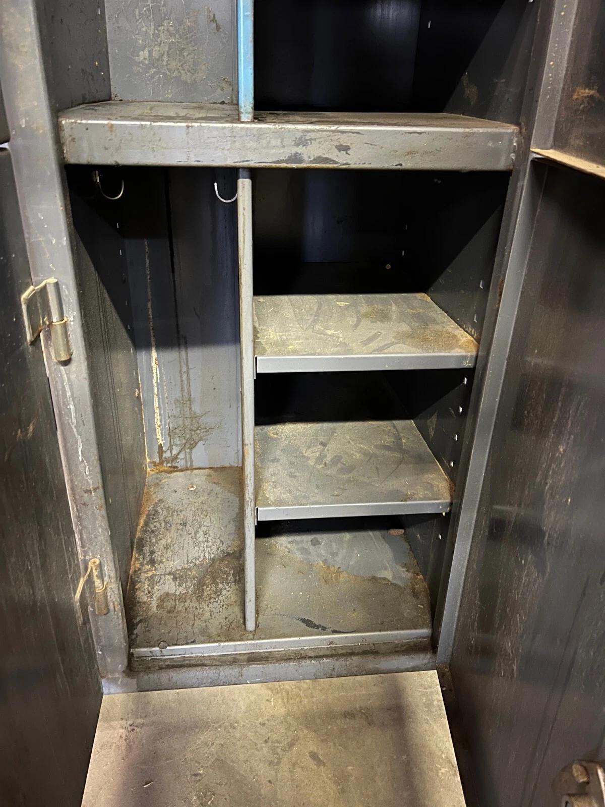 6 Compartment StrongHold #66-24-2TPGL, Industrial Double-Tier Storage Locker, 12-gauge steel, 74" H x 24" D x - Image 6