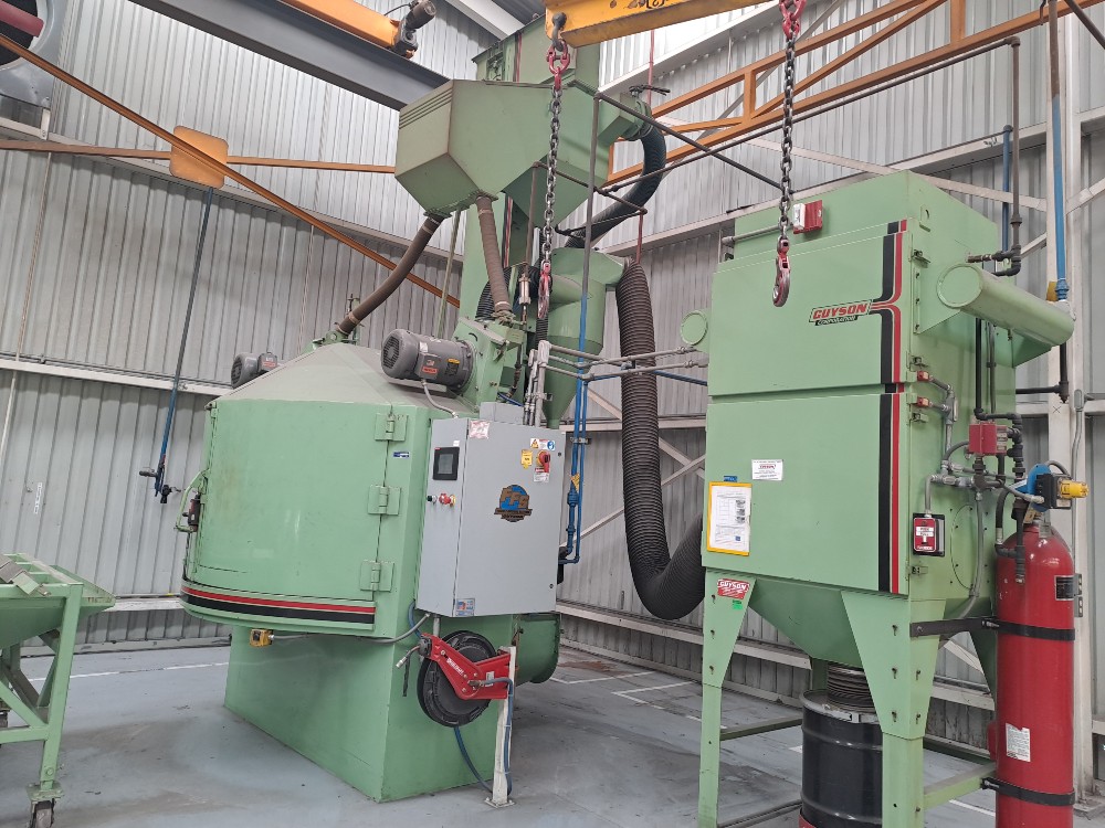 Gyson #WB702-T, industrial turbine sandblasting system - Image 2