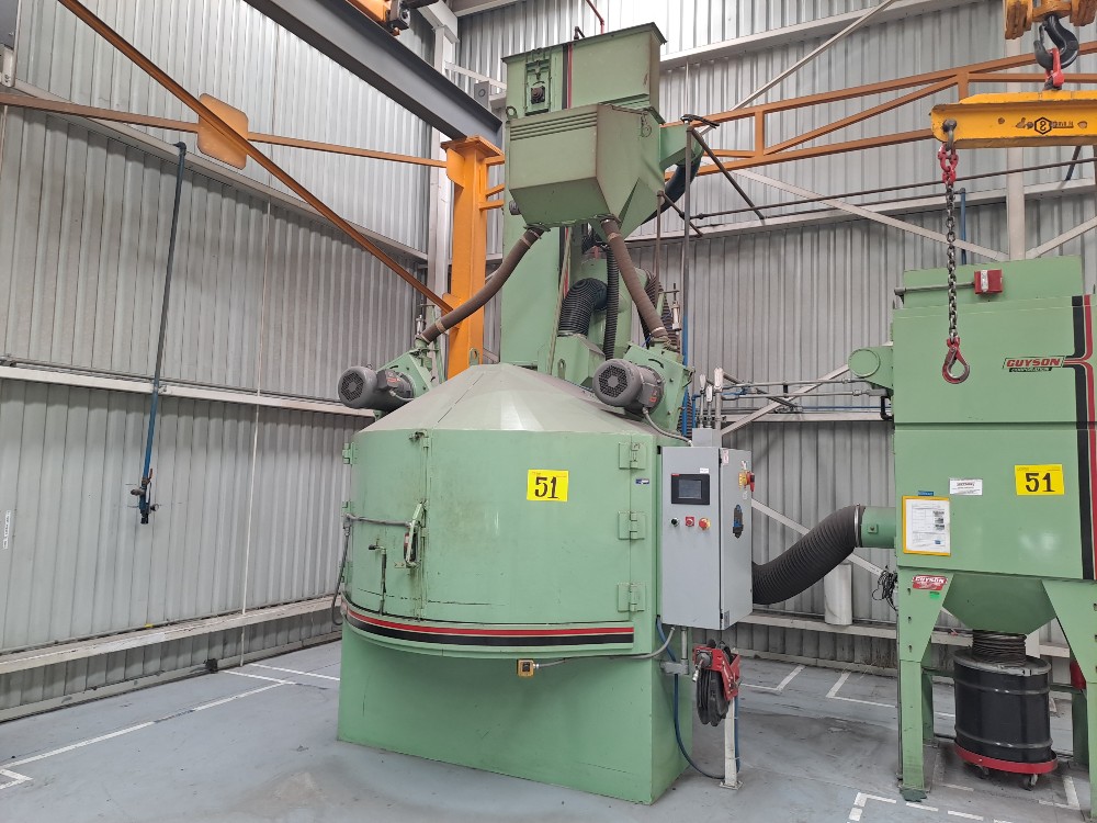 Gyson #WB702-T, industrial turbine sandblasting system - Image 4