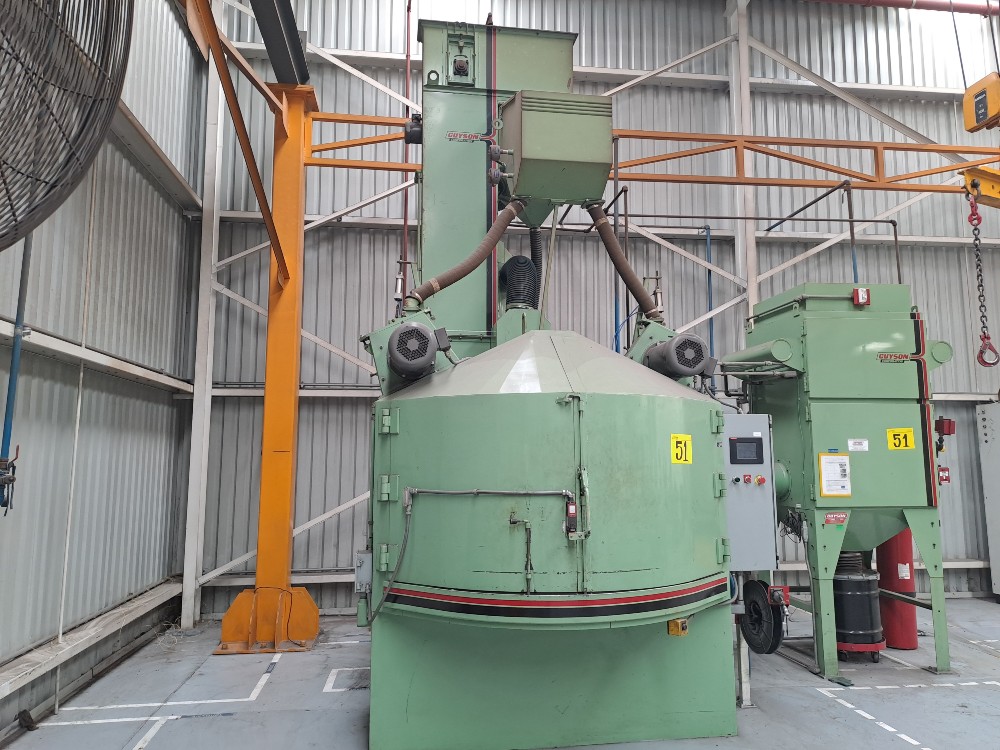 Gyson #WB702-T, industrial turbine sandblasting system - Image 5