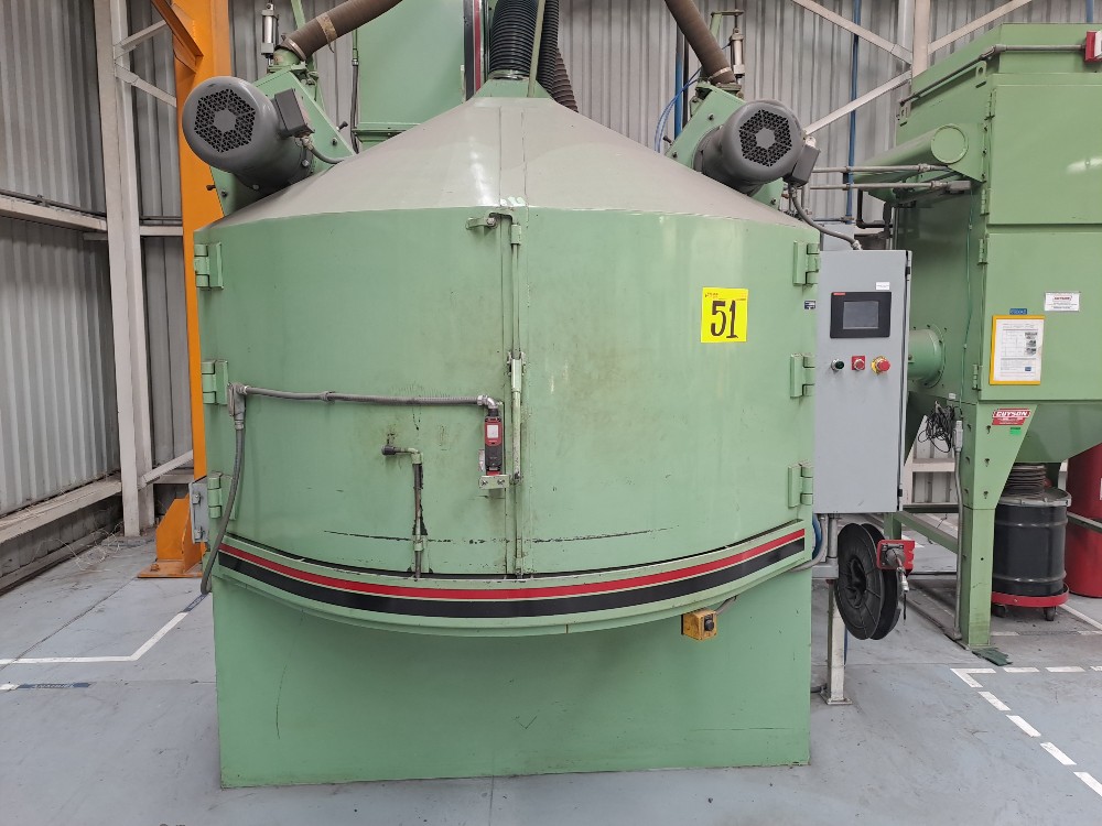 Gyson #WB702-T, industrial turbine sandblasting system - Image 10