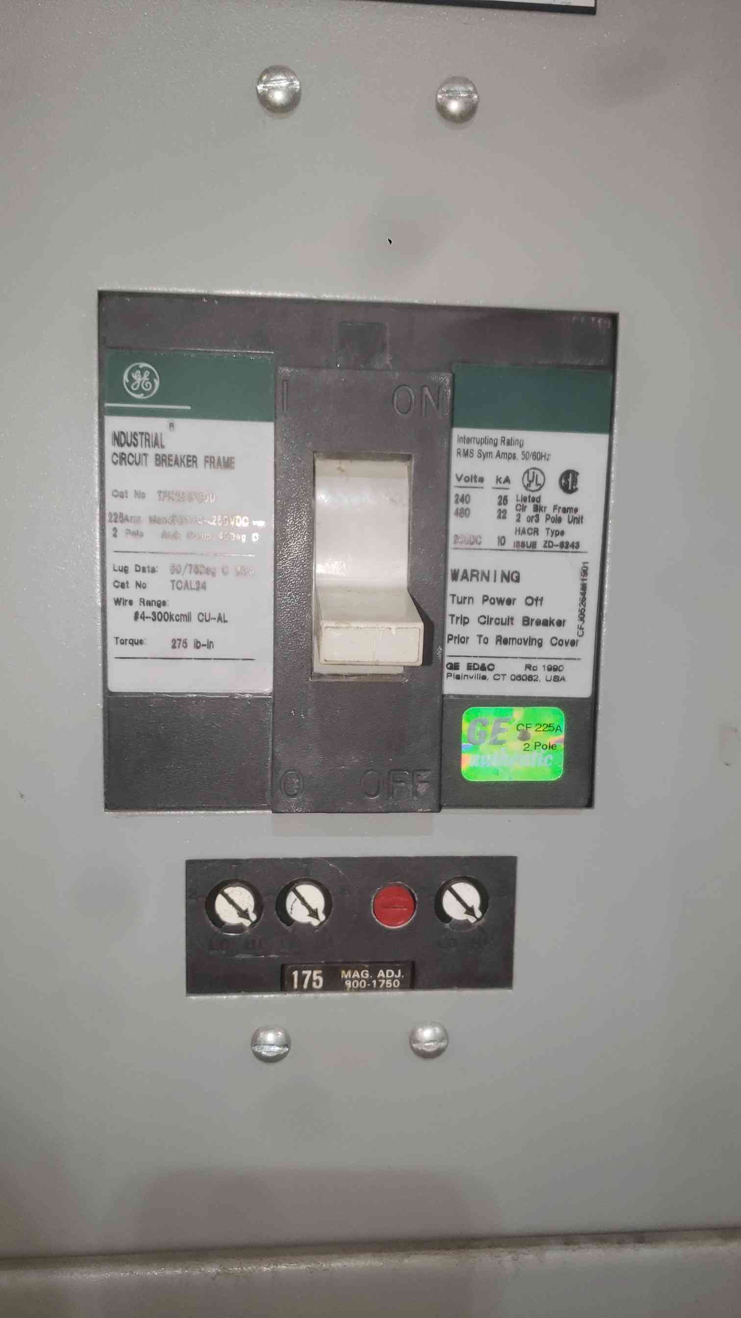 15.0 KVA Ametek #DPP015, Industrial uninterruptible power supplies System, Tower, w/ GE Breakers, 480 x 120 - Image 10