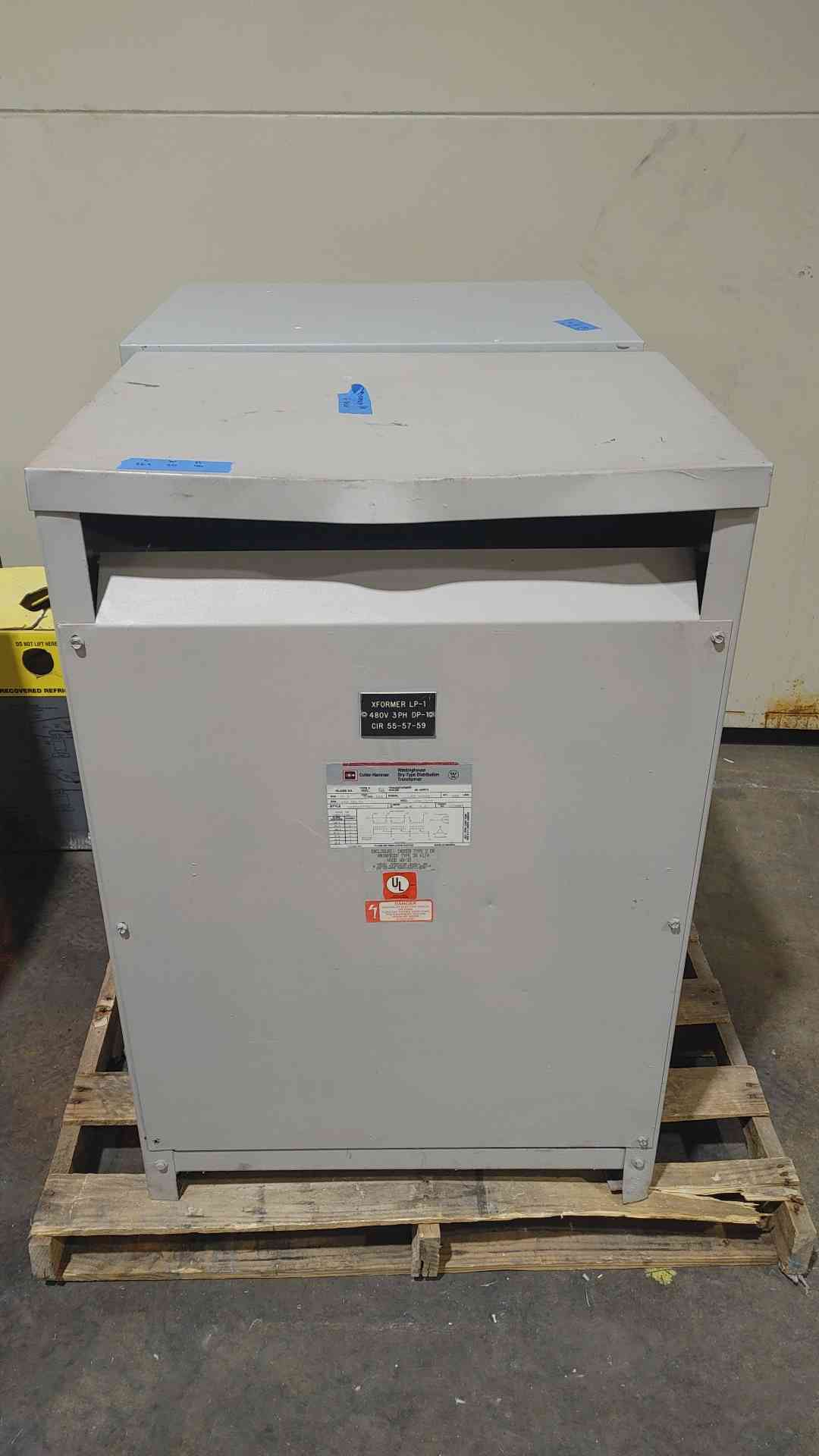 75 KVA 480 Primary, 480Y/277 Secondary, Cutler-Hammer V48M47T75F, Dry Type, 3PH (2 available) - Image 3