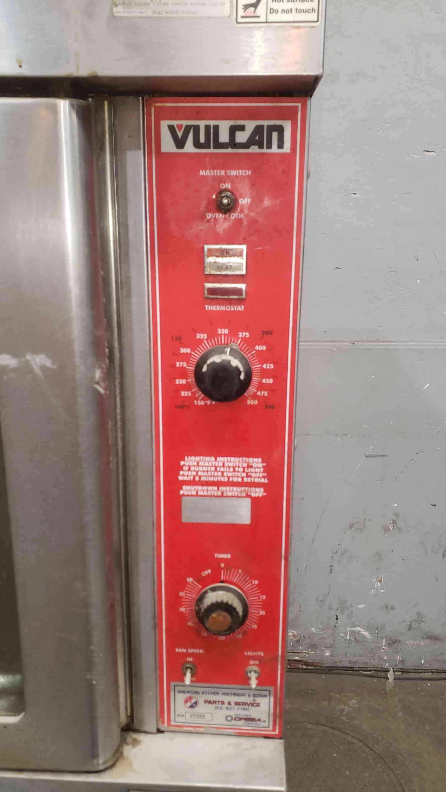 Vulcan #VC4ED, Double Stack Electric Convection Oven, Stainless Steel - Image 2