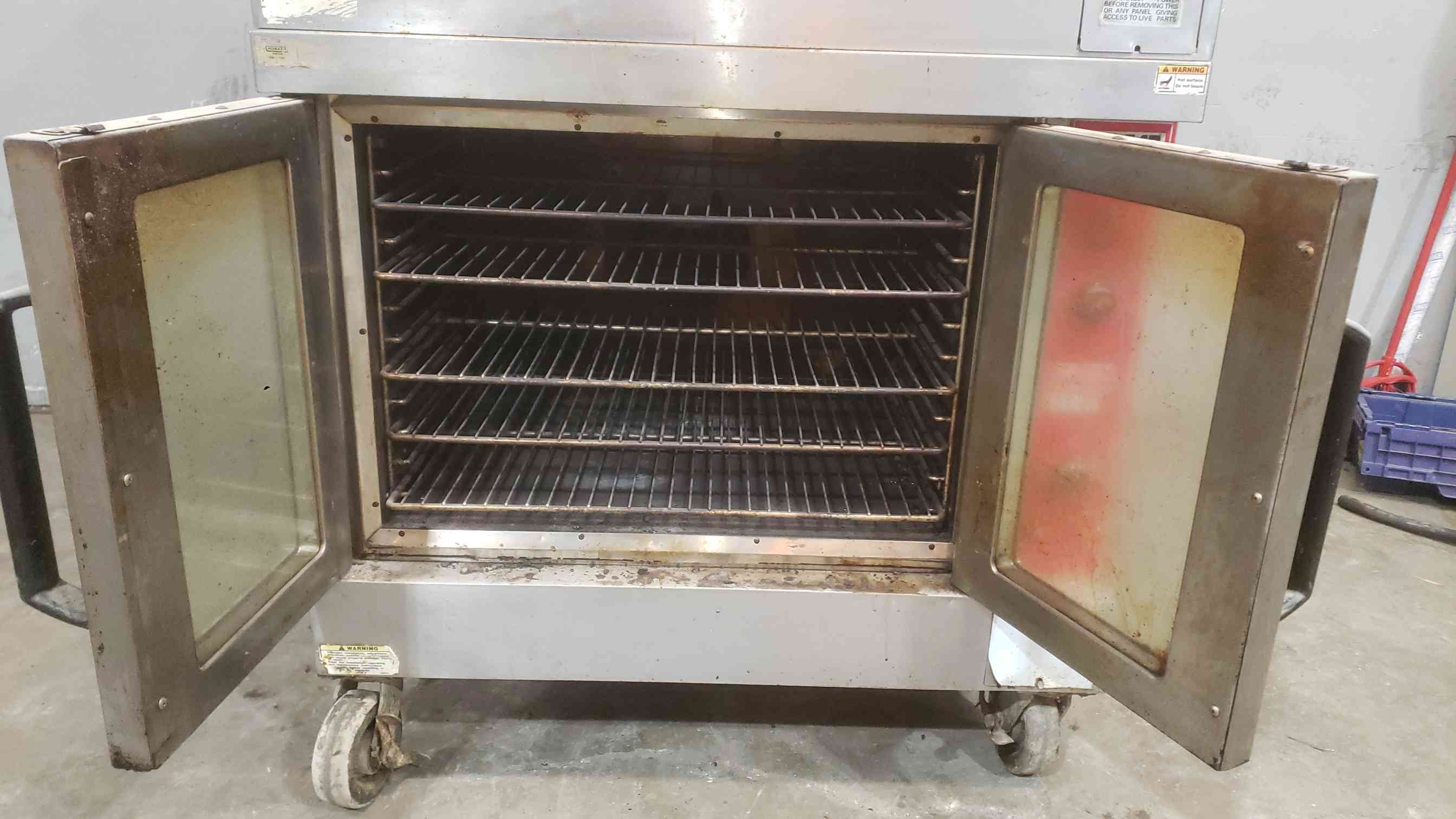 Vulcan #VC4ED, Double Stack Electric Convection Oven, Stainless Steel - Image 5