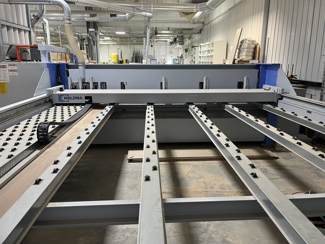 Holzma #Optimat-HPP-250/38/38, Horizontal Panel Saw, pressure beam, 2012 - Image 5