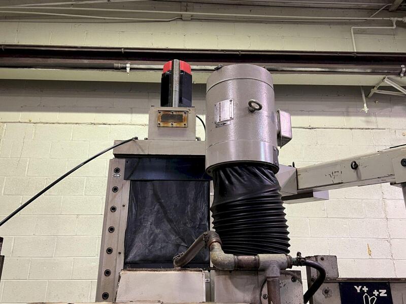 20" x 48" Okamoto #PSG-125DXNC, 3-Axis hydraulic surface grinder, 2' wheel, Fanuc O-M Control, 1990 - Image 5