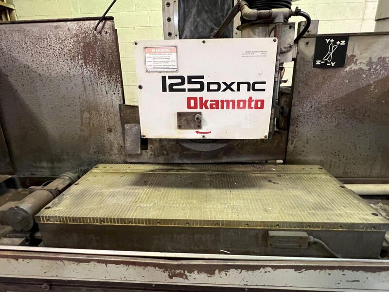 20" x 48" Okamoto #PSG-125DXNC, 3-Axis hydraulic surface grinder, 2' wheel, Fanuc O-M Control, 1990 - Image 7