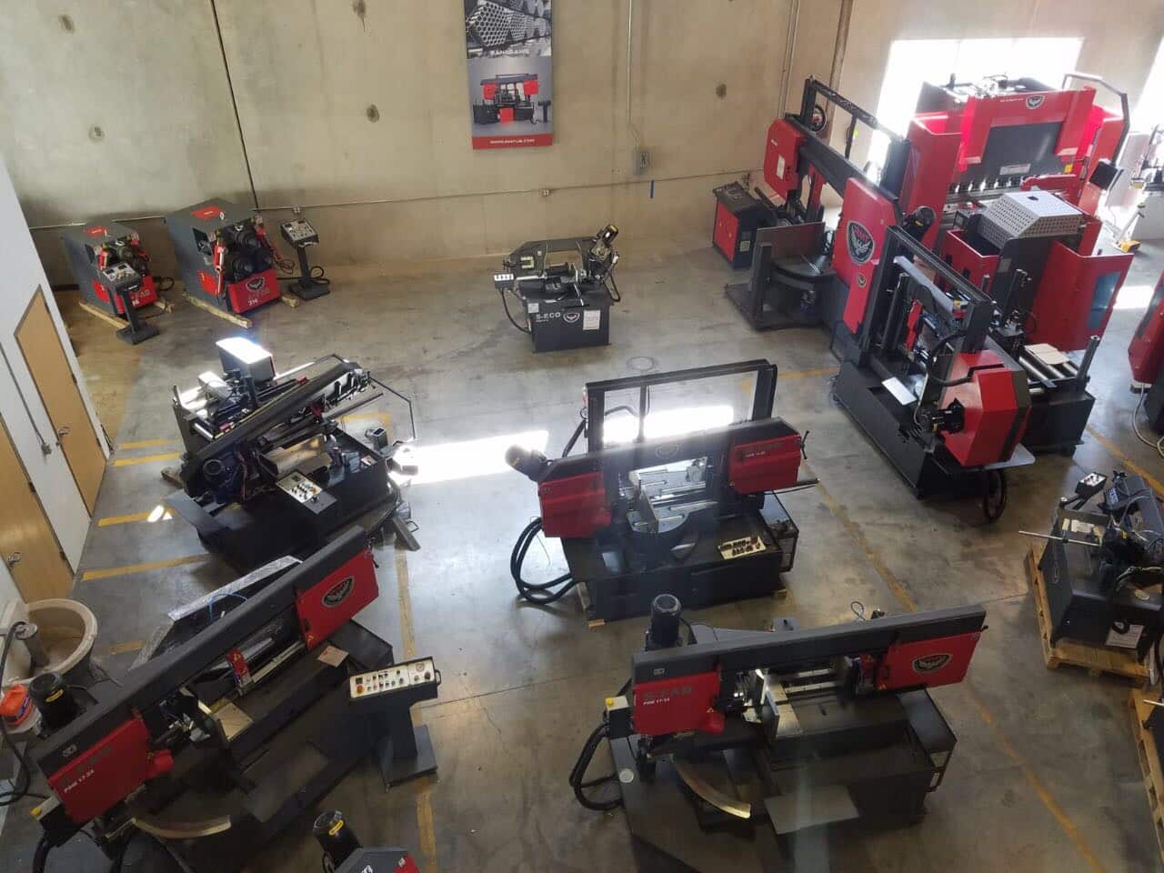 10" x 14" RMT #S-ECO-PDM-10-14, manual pivot double miter bandsaw, 65-328 FPM, 2 HP, 10' 4" x 1" x 0.035" - Image 7