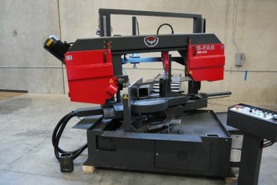 18" x 25" RMT #S-FAB-CDM-18-25, manual pivot double miter bandsaw, 65-328 FPM, 7.5 HP, 236.25" x 1.51" band - Image 2