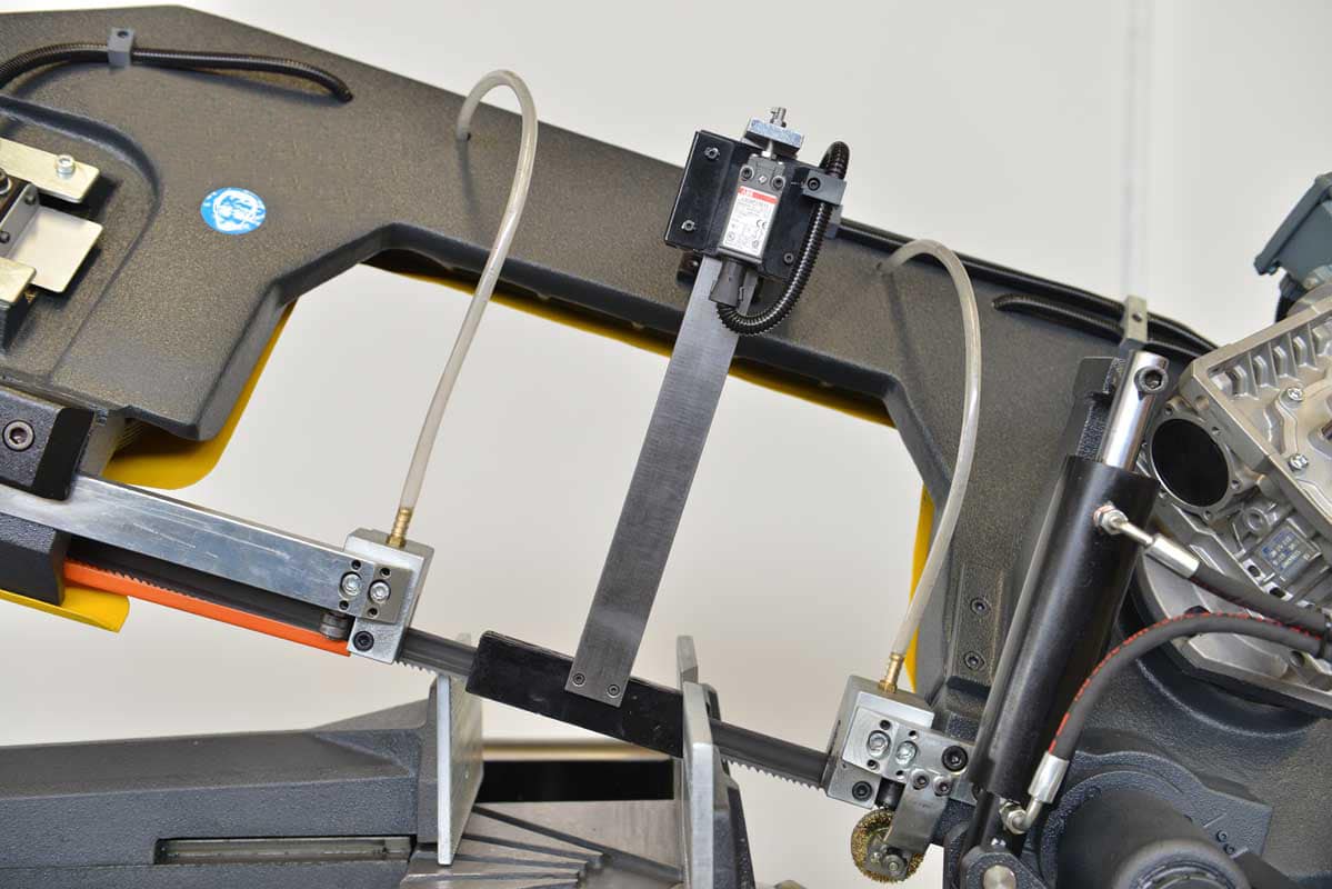 10" x 14" RMT #S-FAB-PDM-10-14, semi-auto pivot double miter bandsaw, 66-328 FPM, 2 HP, 125" x 1" x 0.035" - Image 7