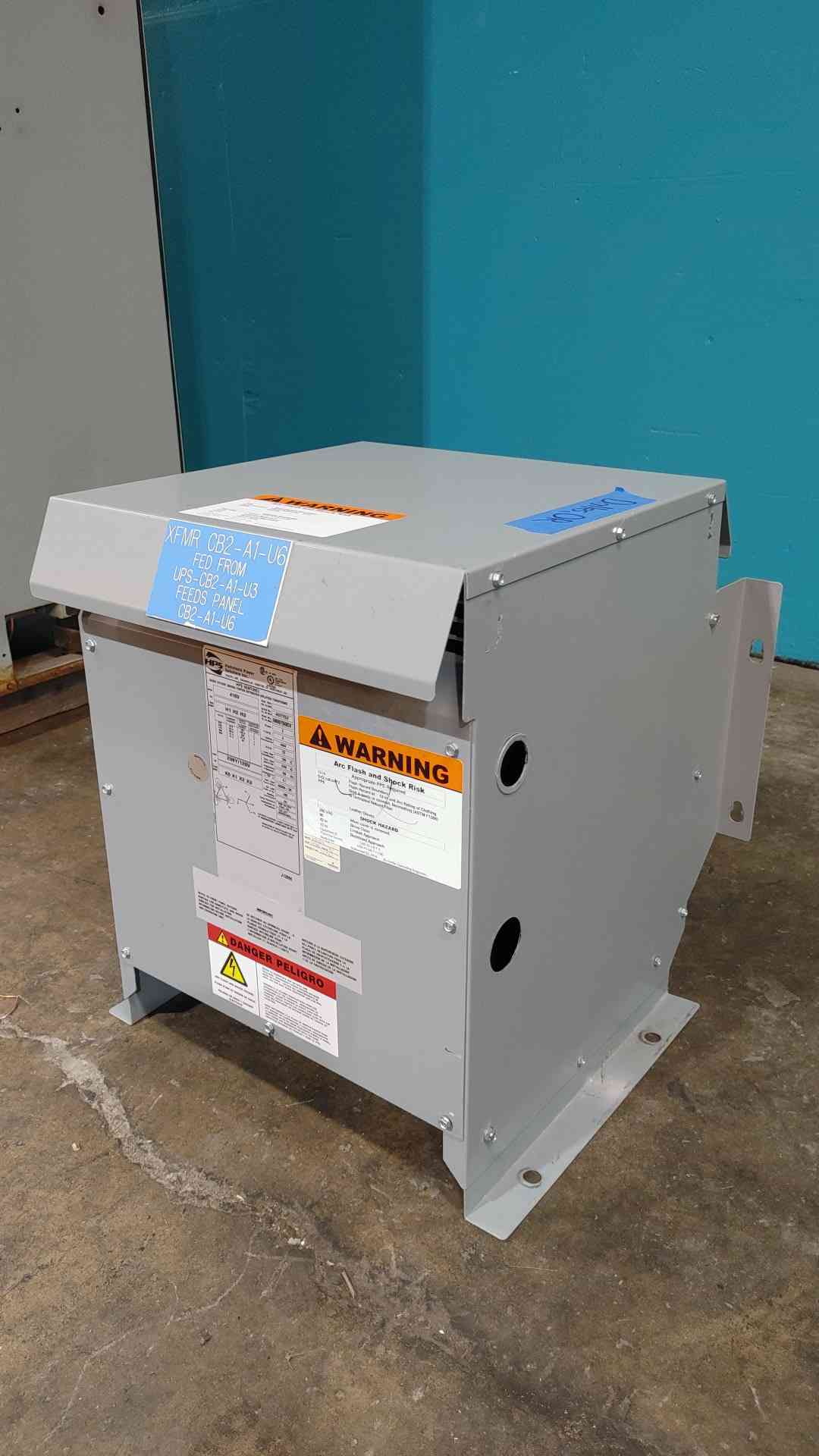 15 KVA 416 Primary, 208Y/120 Secondary, Hammond HPS NMK015HBCN, Copper, NEMA 3R, 3PH (2 available) - Image 4