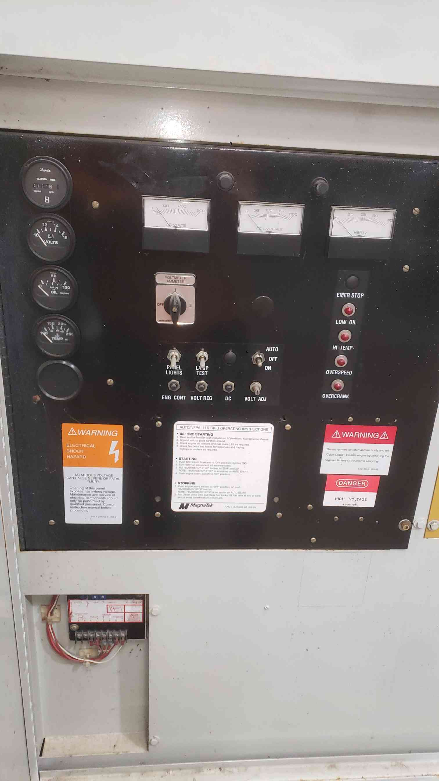40 KW MagneTek #RNS-500, NG/LP generator set, 120/240 Volts, 1 phase, 167 Amps, 691 hours, AS IS - Image 5