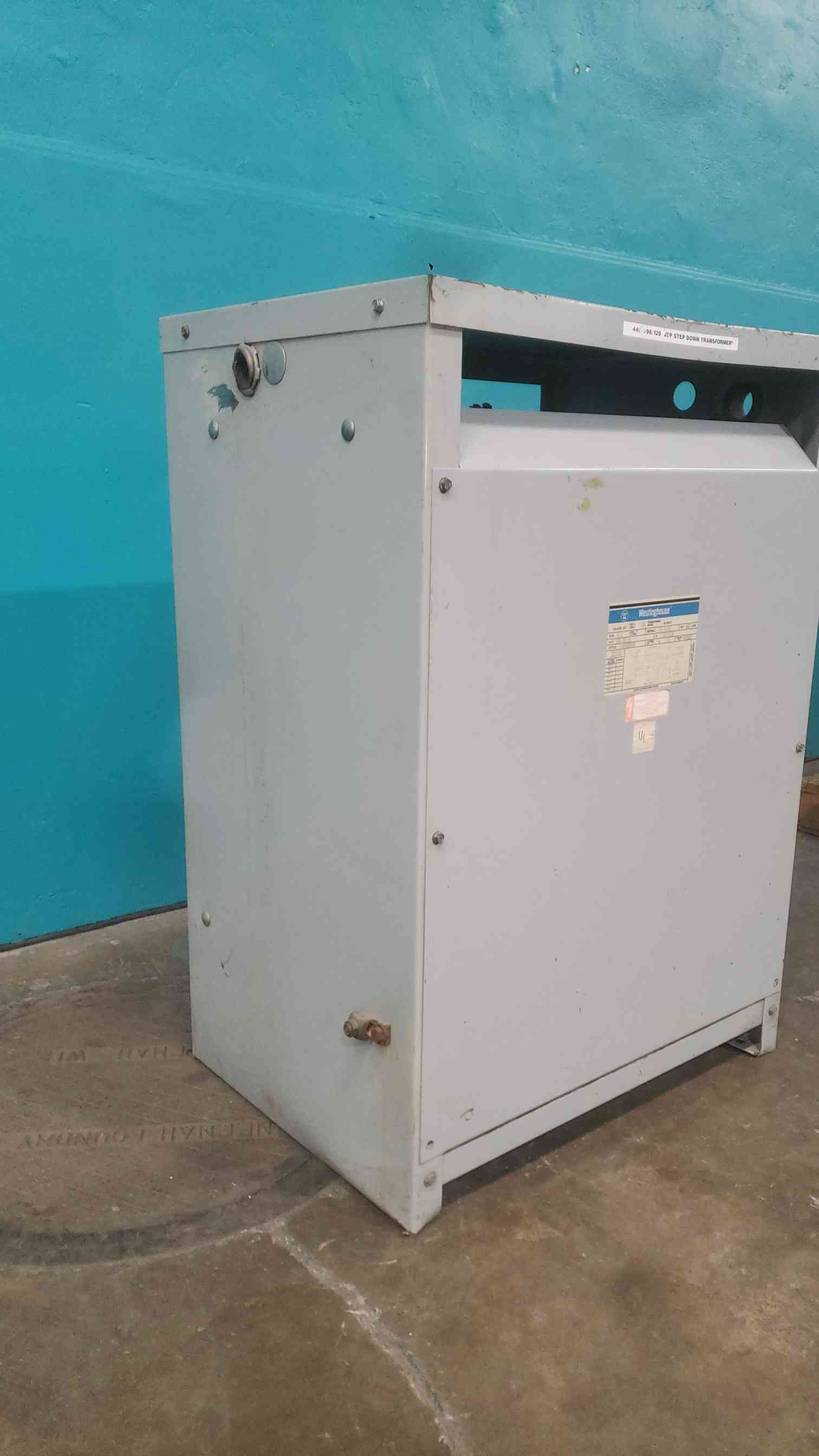 45 KVA 480 Delta Primary, 208Y/120 Secondary, Westinghouse V48M28B45R, 3PH - Image 4
