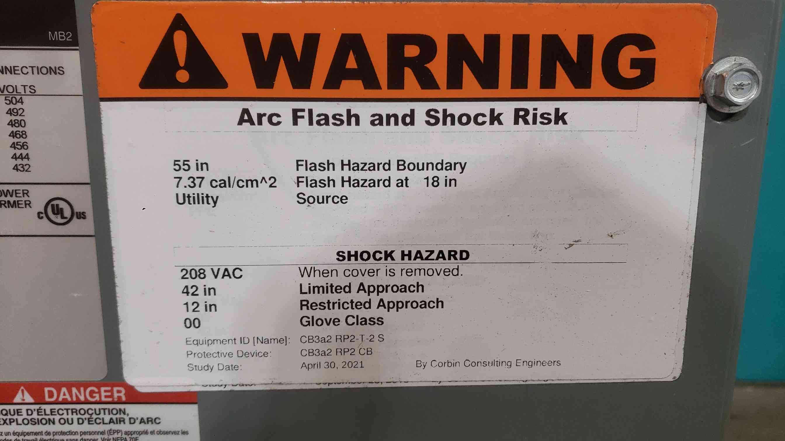 45 KVA 480 Primary, 208Y/120 Secondary, Square D 45T3H Sorgel, Dry Type, 3PH - Image 3