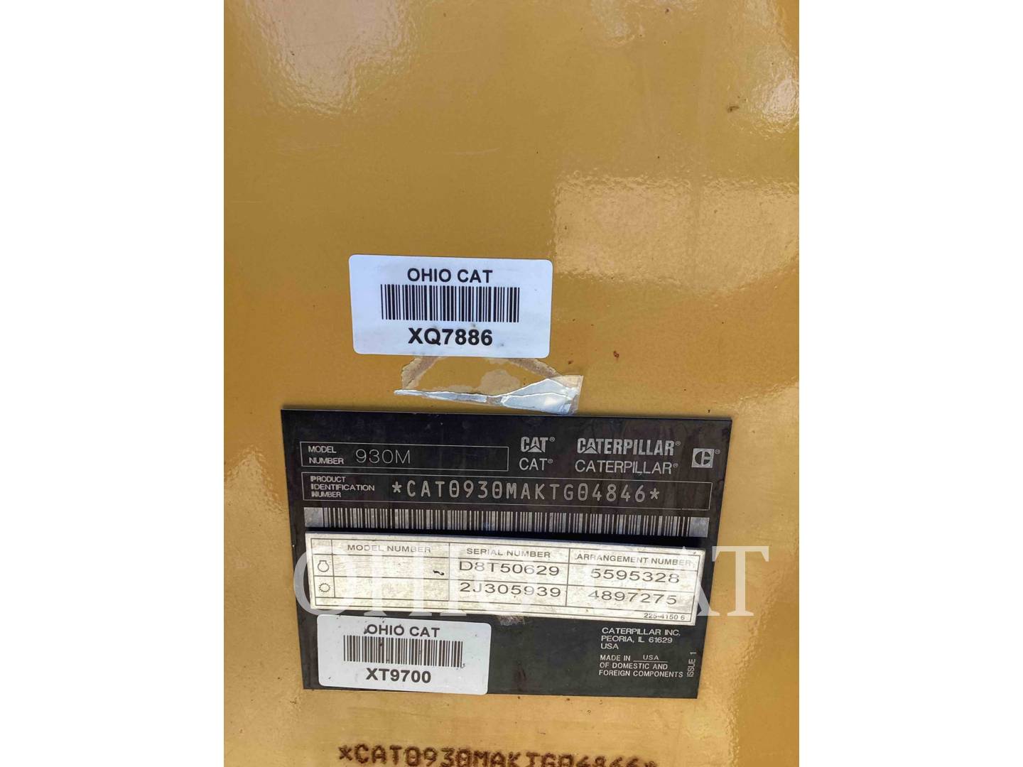 Cat 930M, Wheel Loader, 6568 hours, S/N: KTG04846, 2019 - Image 6