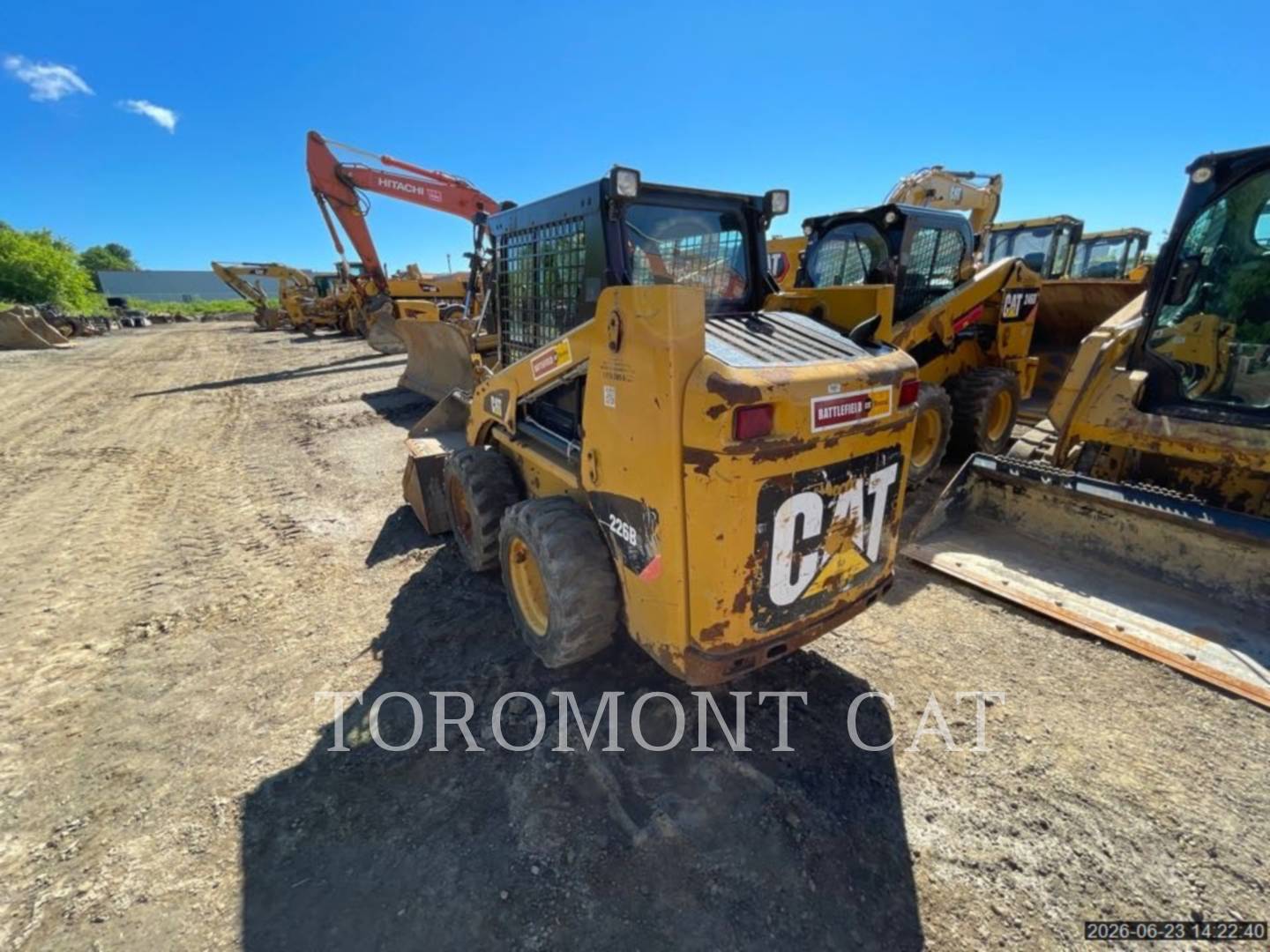 Cat 226B3, Skid Steer Loader, 2588 hours, S/N: MWD06743, 2015 - Image 4