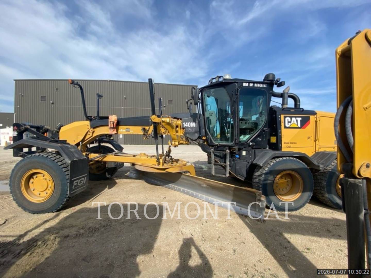 Caterpillar 140M3AWD, Motor Grader, 7769 hours, S/N: N9J01333, 2019 - Image 5