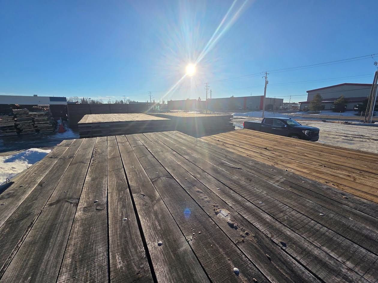 Pine site mats, 7' 2" x 12' - Image 2