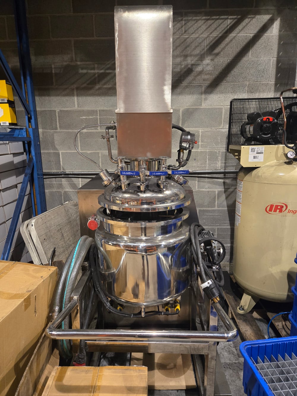 13.2 Gal. MIC #50L, Vacuum Mixer Dispenser, 60 Liter Pot, 50 Liter Working Volume, 316 Stainless Steel, 1400 - Image 3